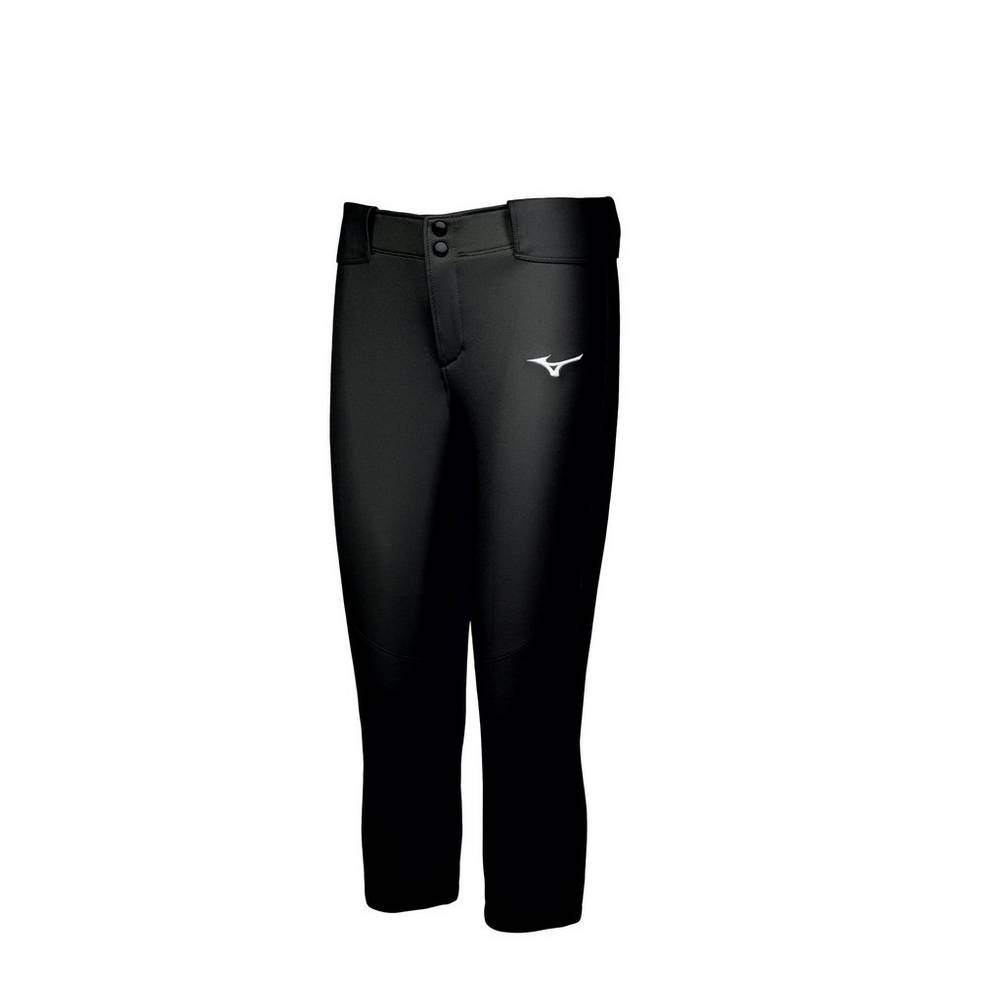 Mizuno Belted Stretch Női Nadrág Fekete MCX698157